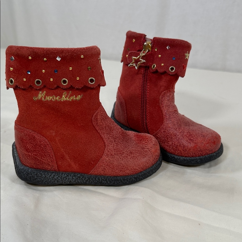 Moschino Boots Sz EU20/US5 Star Details